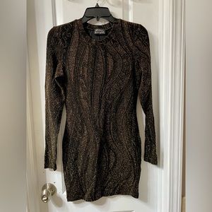 Sparkly black and gold dress 🖤✨